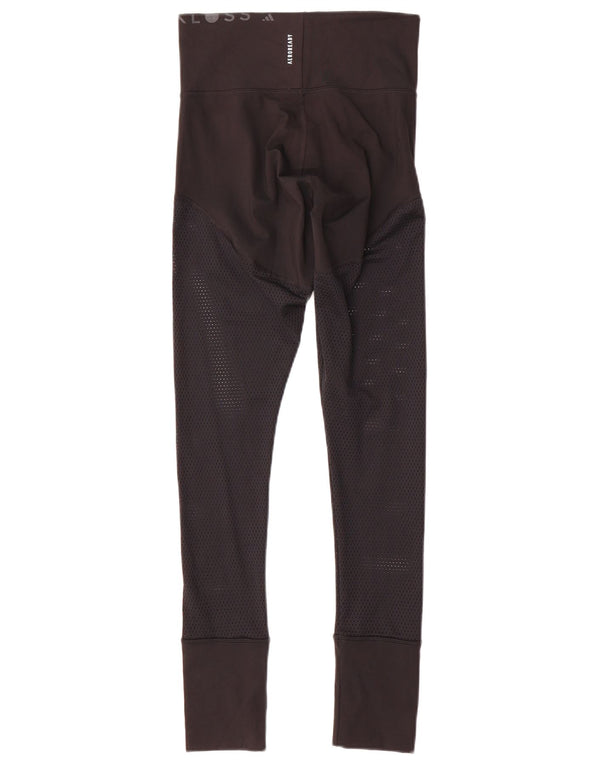 Adidas Leggings gráficos para mujer Reino Unido 8/10 Pequeño Negro