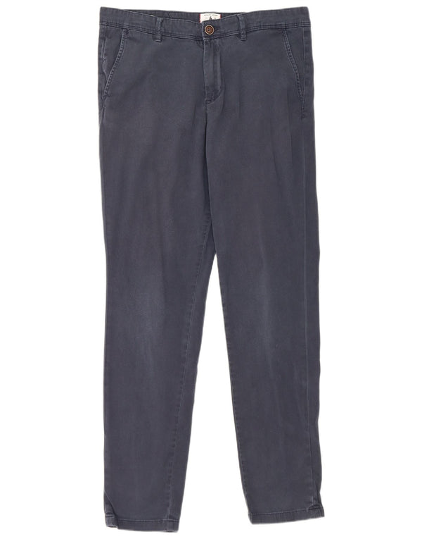 Jack & Jones Mens Slim Chino Pantalones W32 L32 Azul Marino Algodón