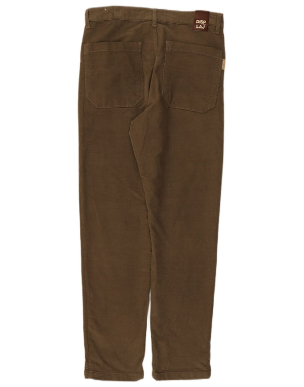 Pantalones casuales rectos vintage para hombre IT 44 XS W30 L29 Algodón caqui
