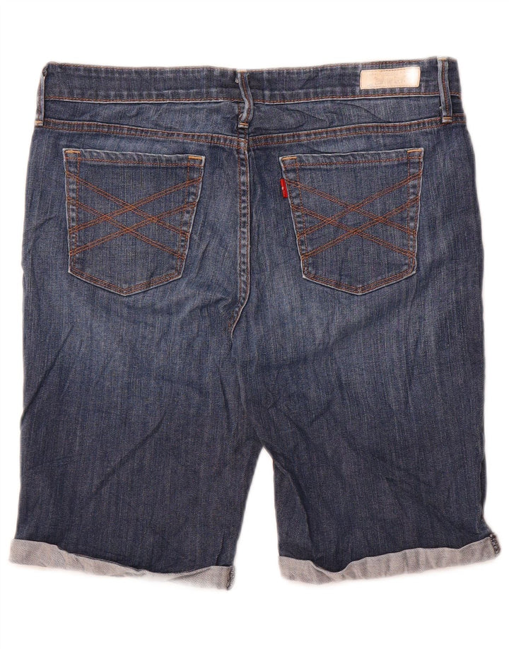 Levi's Bermudas 545 para mujer, pantalones cortos de mezclilla, talla 10, grande, W34, algodón azul