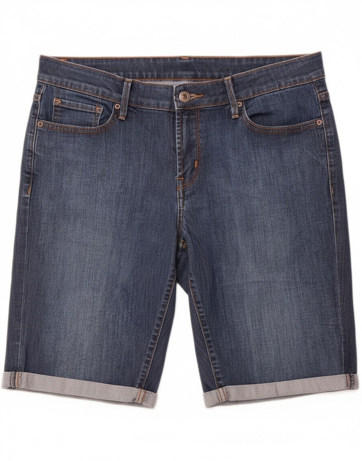 Levi's Bermudas 545 para mujer, pantalones cortos de mezclilla, talla 10, grande, W34, algodón azul