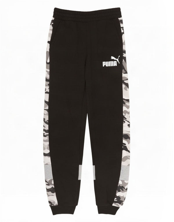 Puma Pantalones De Chándal Con Gráficos Para Hombre Joggers Small De Algodón De Camuflaje Negro