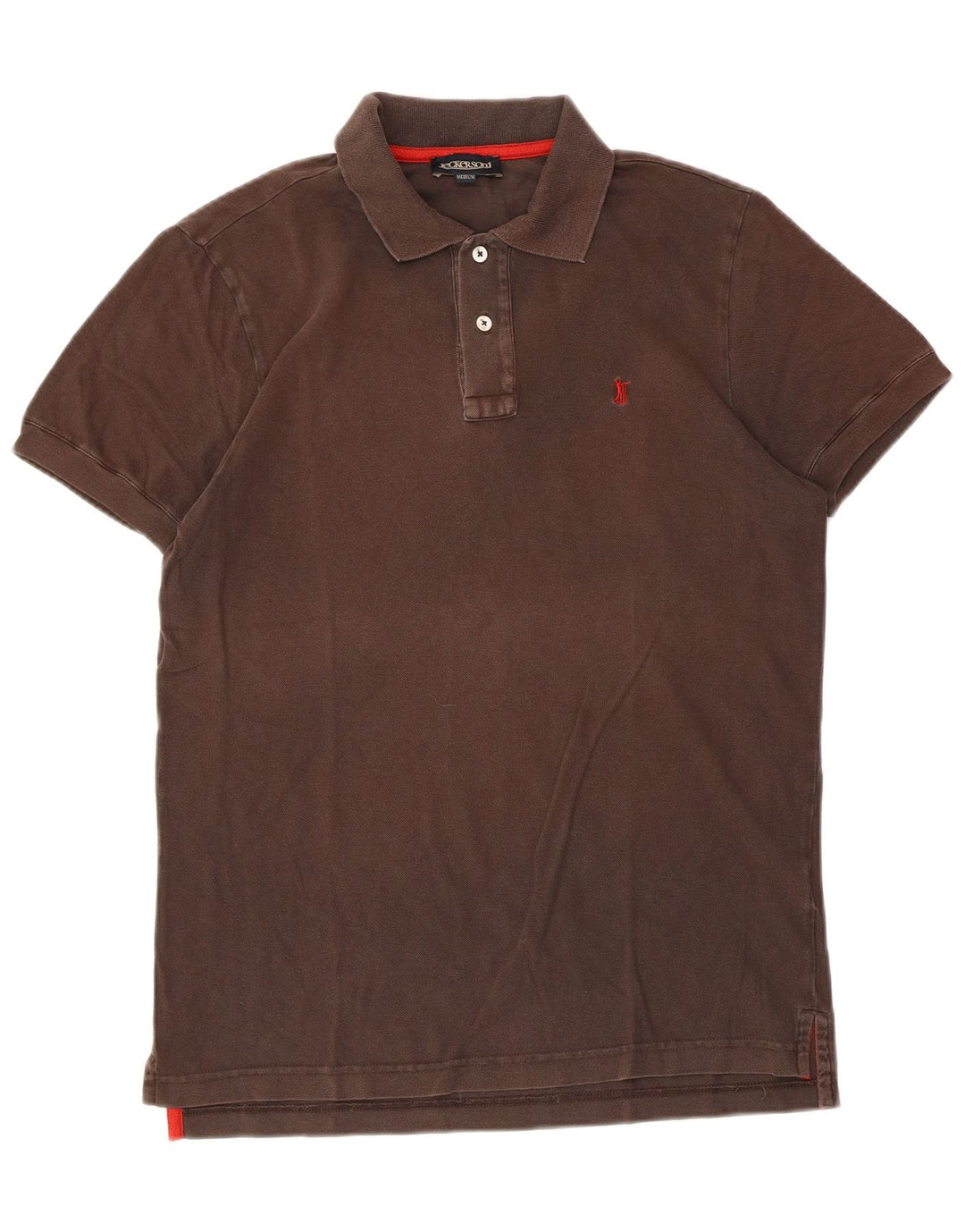 Jeckerson Polo Hombre Algodón Marrón Medio