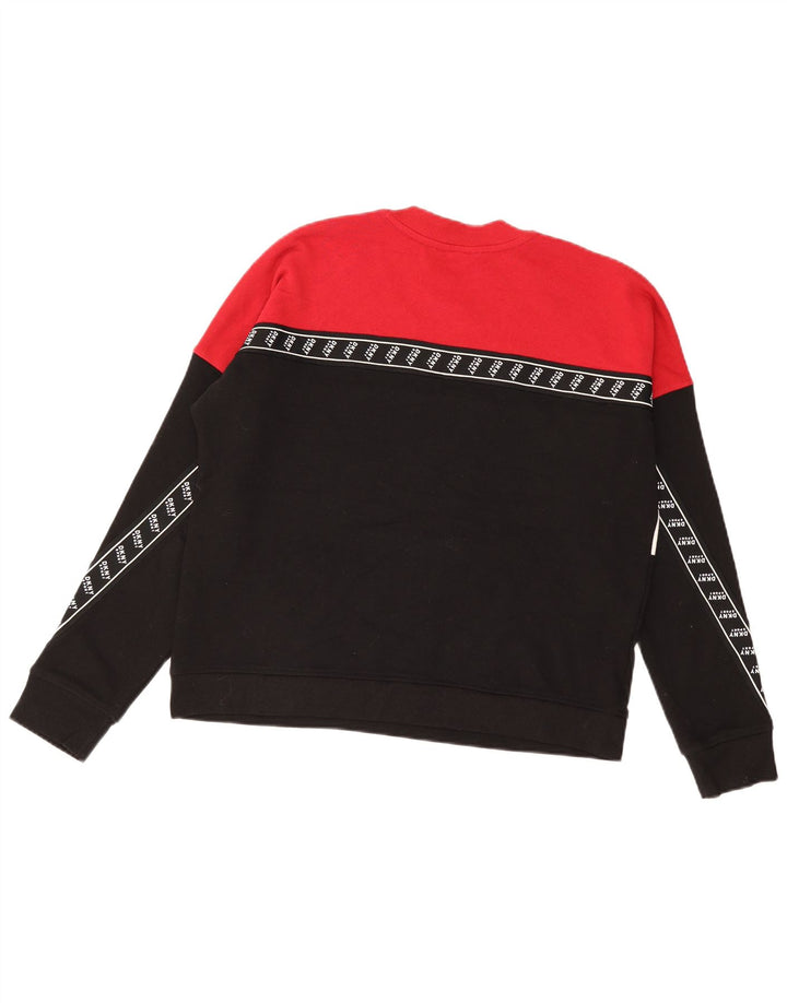 Dkny Sudadera gráfica para mujer Jumper UK 10 Small Multicolor Colorblock