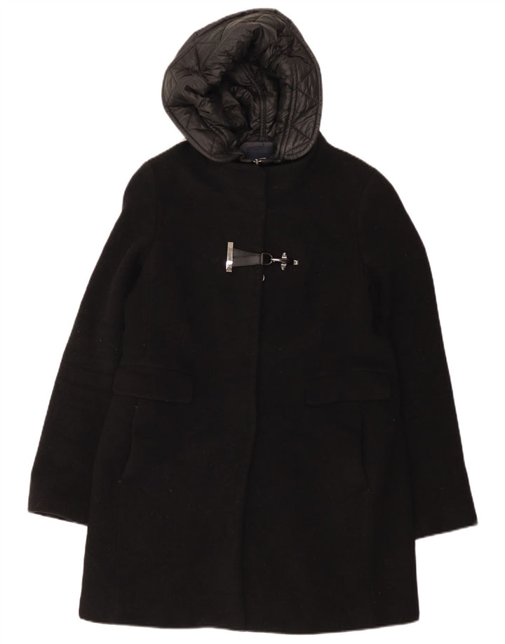 Fay Abrigo cortavientos con capucha para mujer, talla 40, talla grande, lana negra