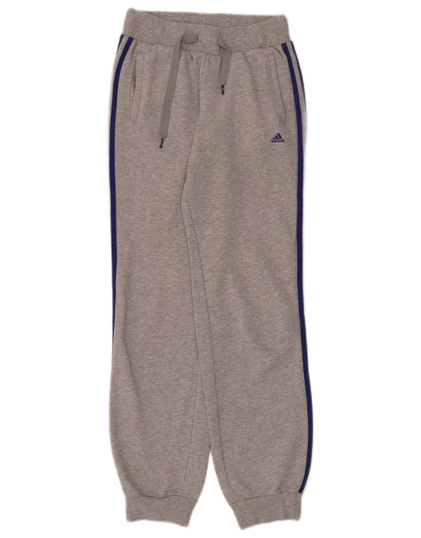 Adidas Mujer Climalite Chándal Pantalones Joggers UK 4/6 XS Gris Moteado