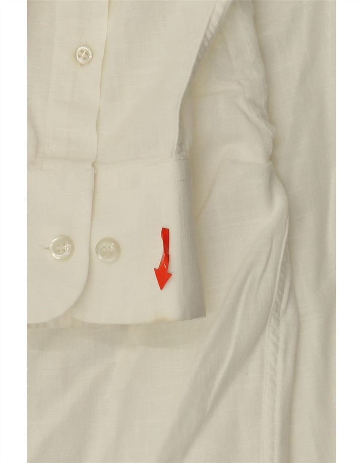 Camisa Fred Perry Hombre Mediana Blanca Algodón