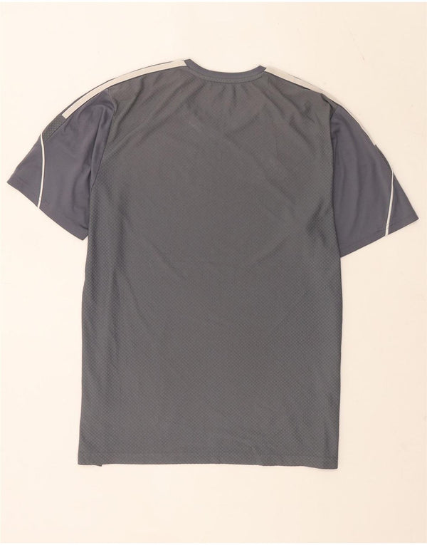 Adidas Mens Swindon Town FC Slim Fit Camiseta Top Grande Gris Poliéster