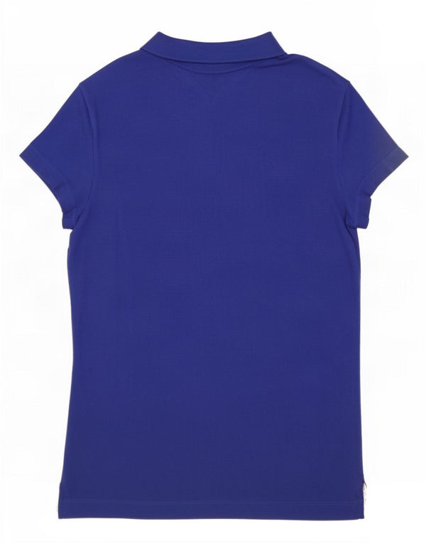 Tommy Hilfiger Polo Slim Fit para Mujer UK 40 XL Algodón Azul