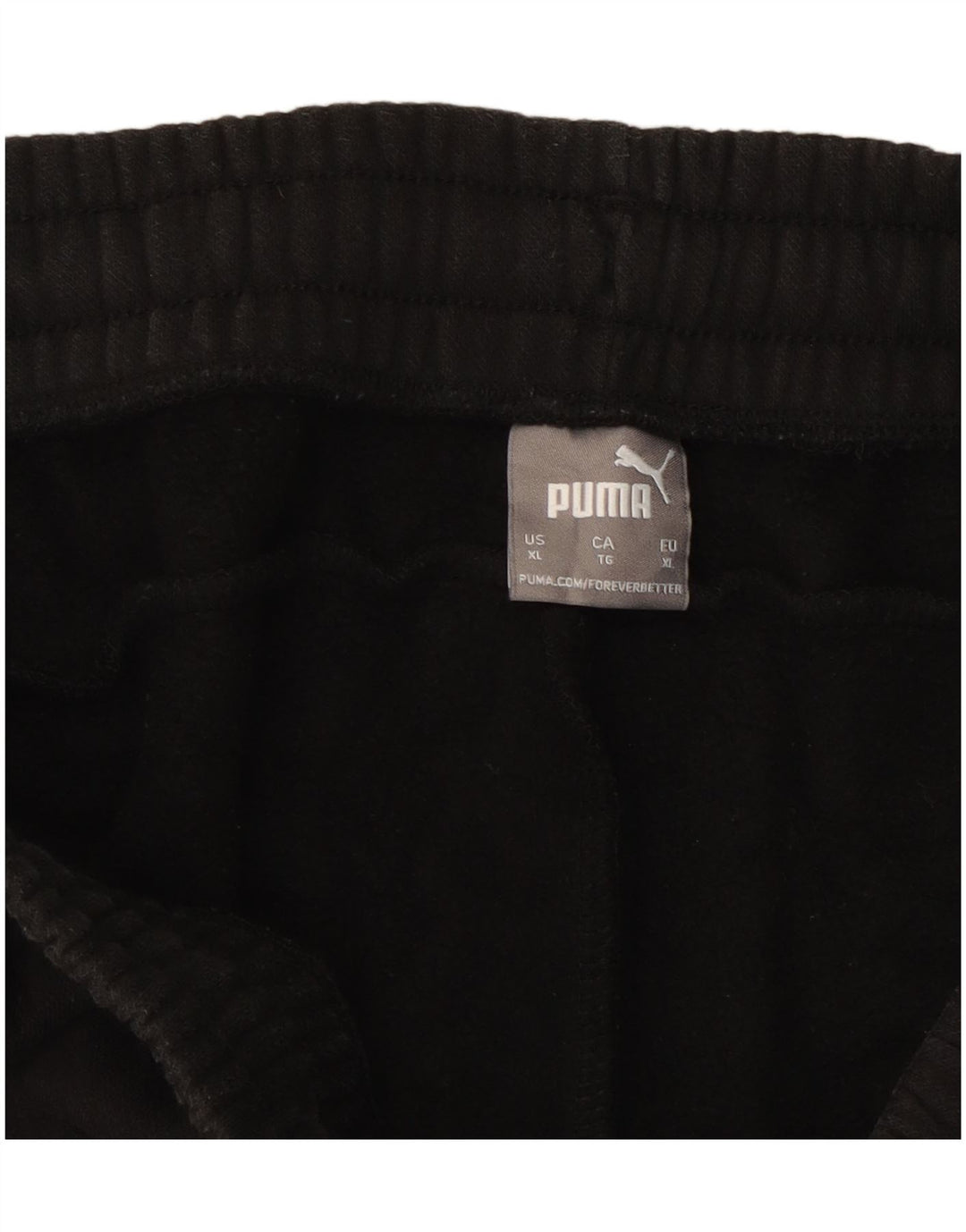 PUMA Pantalón de Chándal Hombre XL Algodón Negro