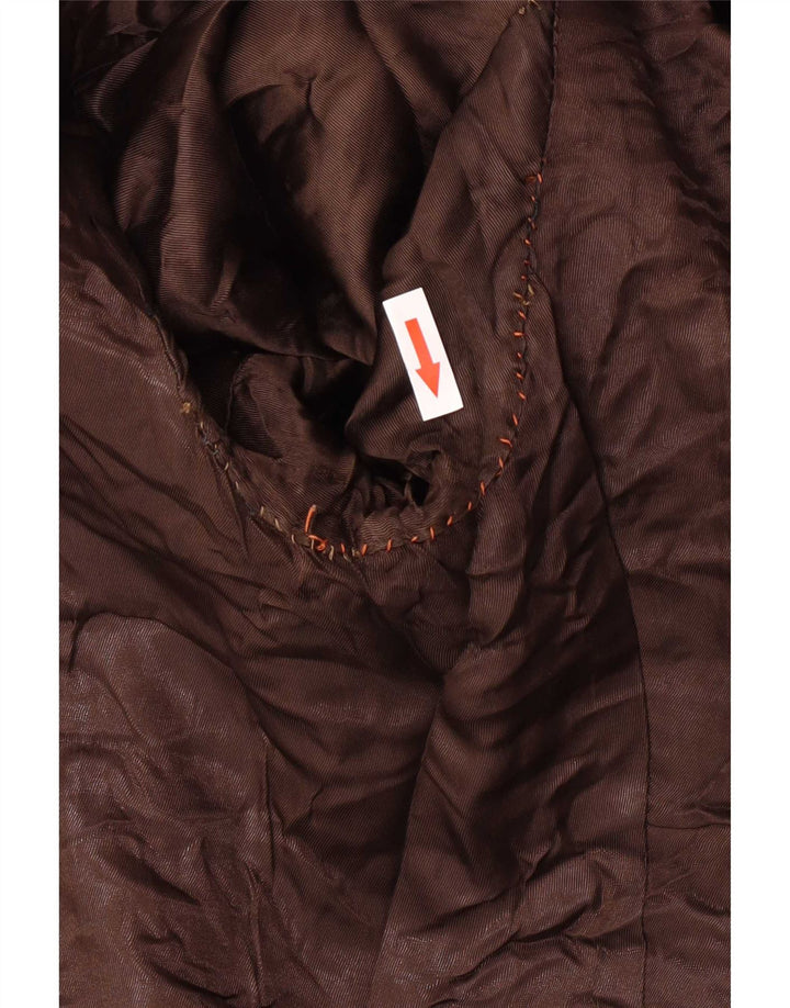 Vintage hombres chaqueta de cuero Reino Unido 40 marrón grande