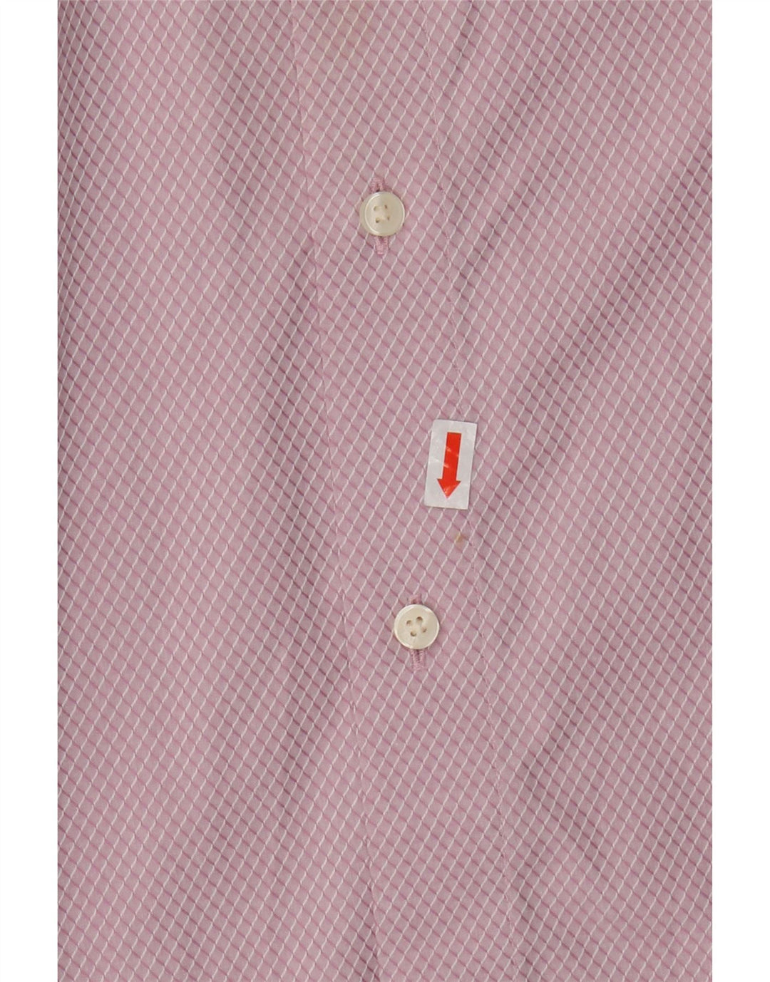 Ted Baker Camisa para hombre Talla 4 Grande Rosa Argyle/Diamond Algodón