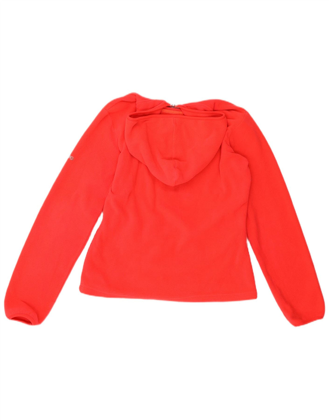 BRUGI Chaqueta polar con capucha para mujer UK 14 Poliéster cachemir rojo mediano