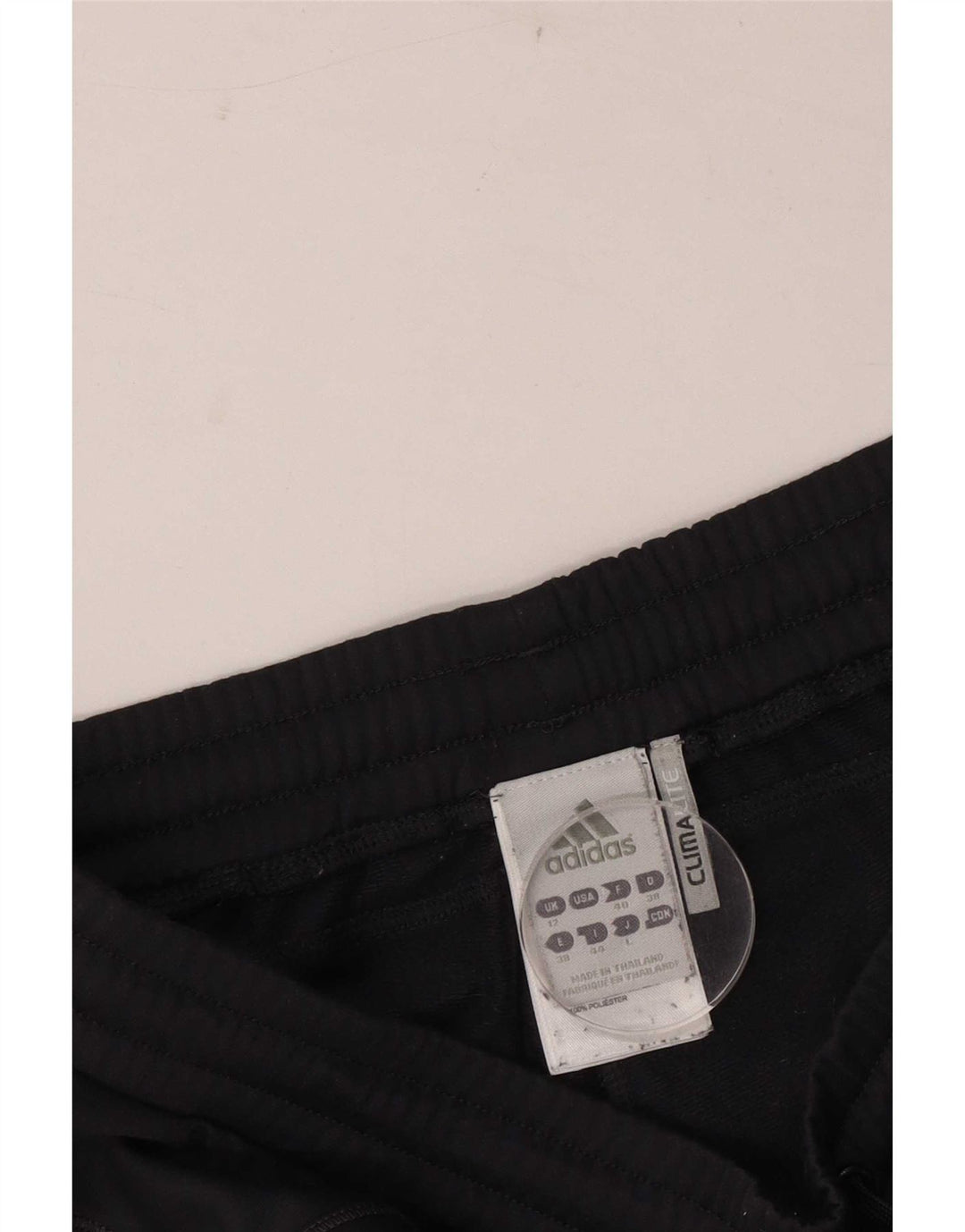 Adidas Mujer Climalite Chándal Pantalones UK 12 Medio Gris Poliéster