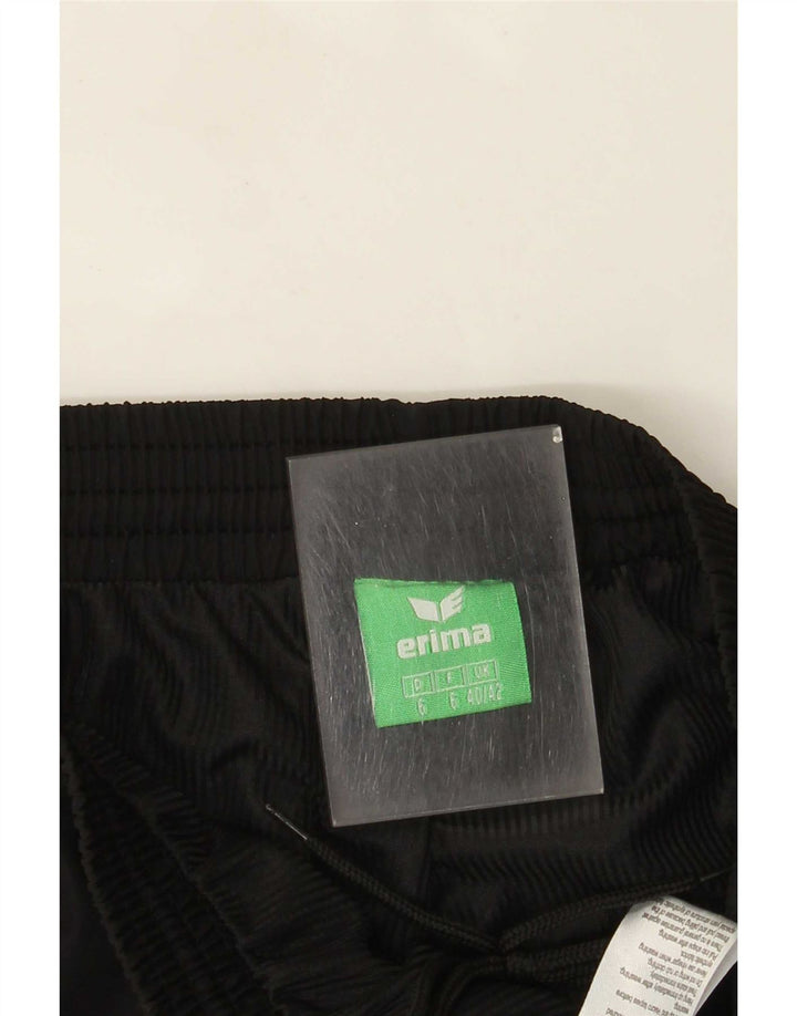 Erima Pantalones de Chándal para Hombre Joggers UK 40/42 Medium Negro Poliéster