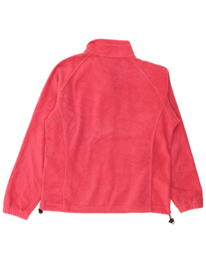COLUMBIA Chaqueta polar para mujer UK 46 Grande Poliéster rosa