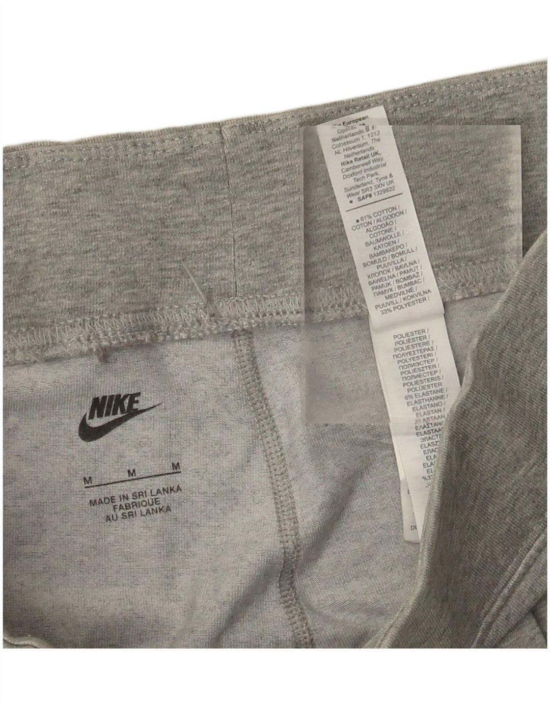 Nike Leggings gráficos para mujer UK 42 Algodón gris medio