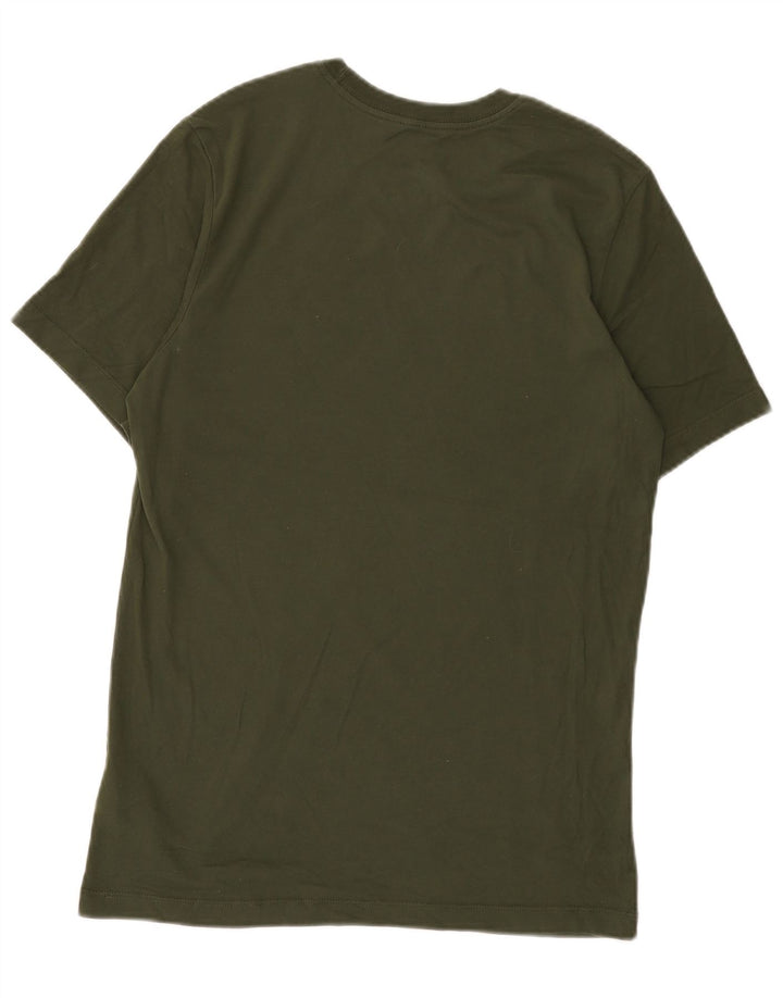 Camiseta Nike Dri Fit para hombre Top de algodón caqui mediano