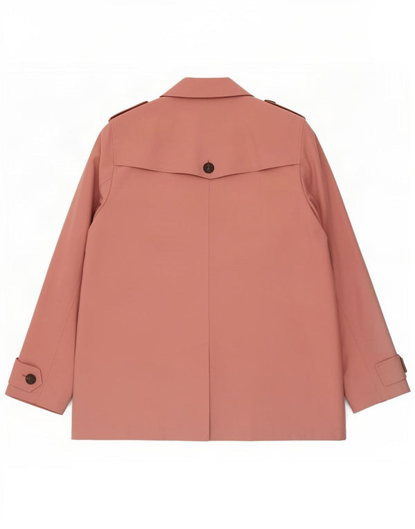 Marks & Spencer Gabardina para mujer UK 40 XL Poliéster rosa