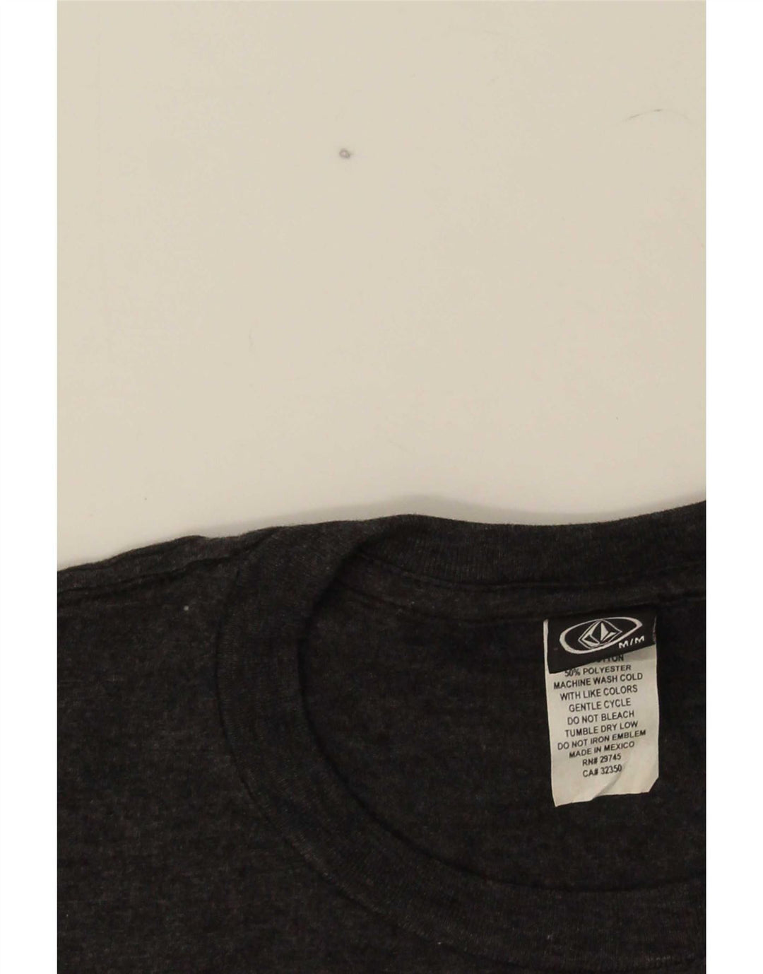 Camiseta Volcom Graphic para hombre Top de algodón gris medio