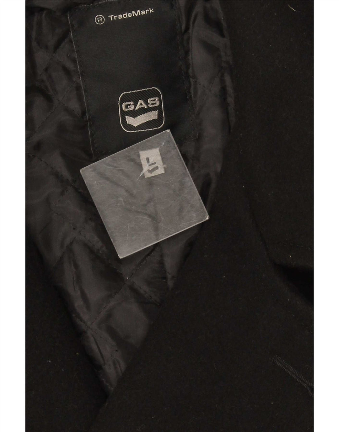 Abrigo de doble botonadura para hombre Gas UK 40 Large Black