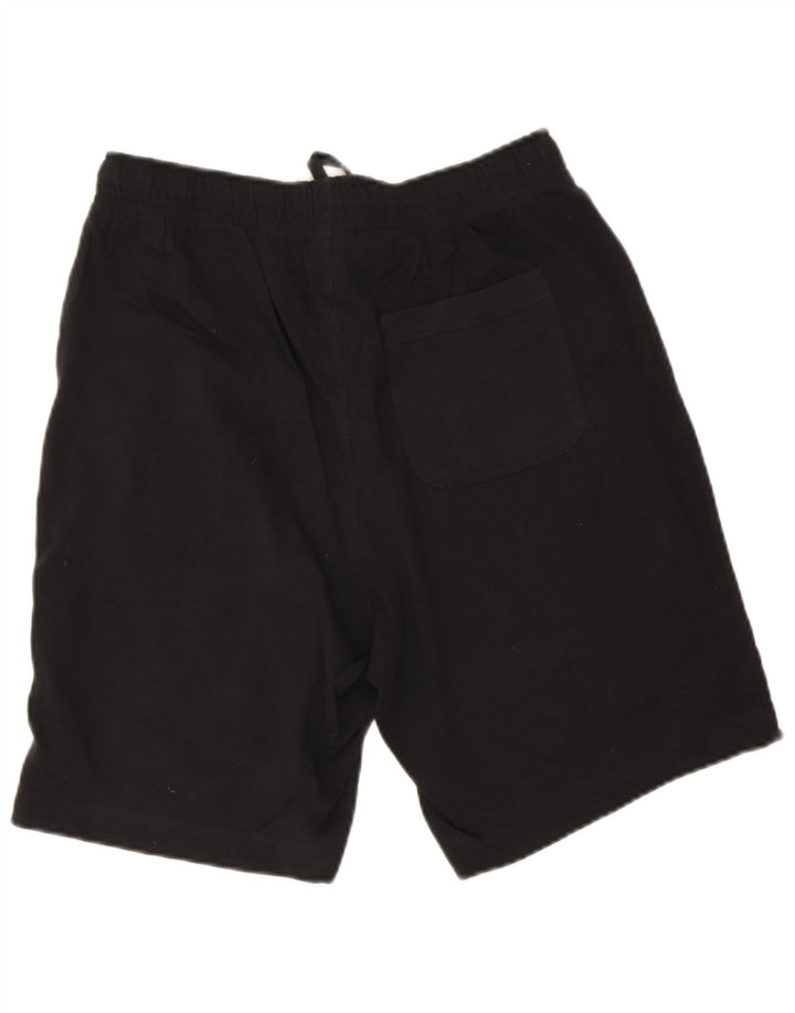Pantalones cortos deportivos Nike para hombre de algodón negro mediano