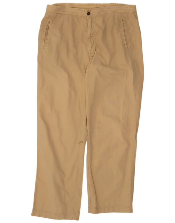 Marina Yachting Pantalón chino recto para hombre IT 54 2XL W36 L31 Algodón beige