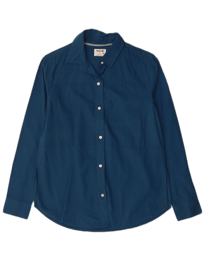 Hurley Camisa Mujer UK 10 Small Azul Poliéster