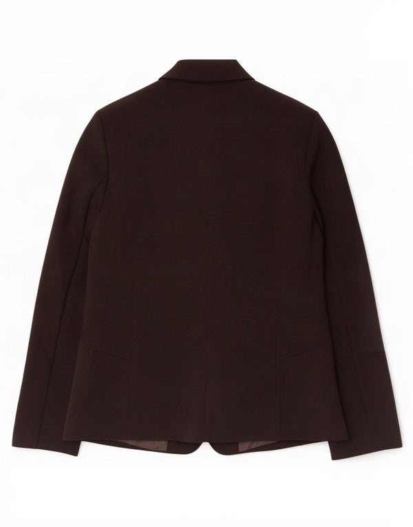 Chaqueta tipo blazer abierta para mujer Oasis UK 44 Poliéster a rayas negras medianas