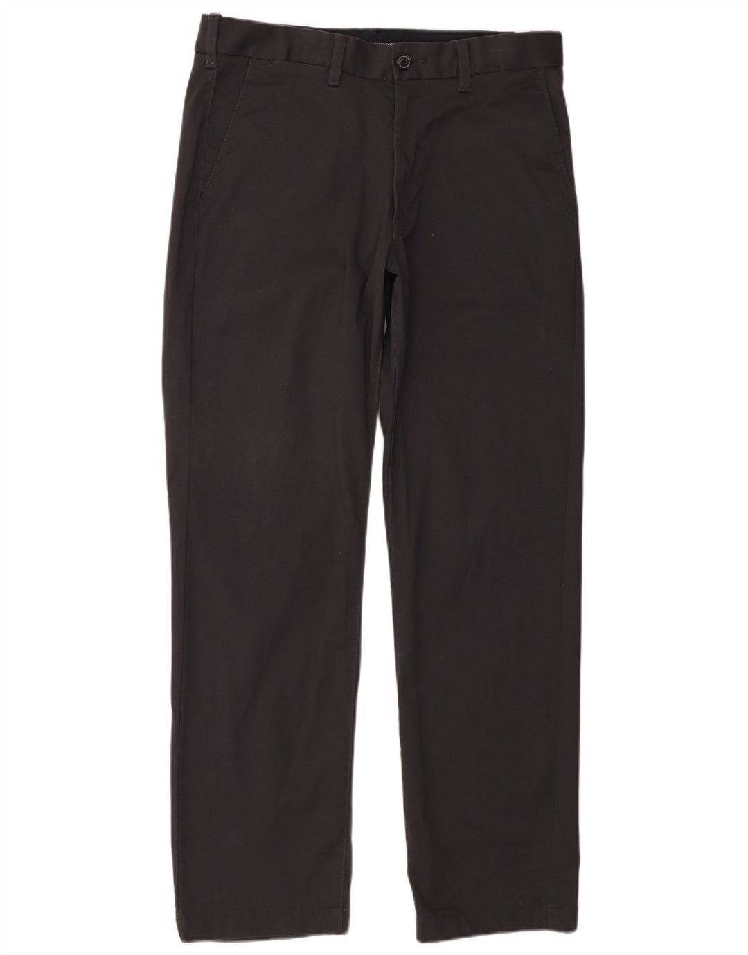 Marks & Spencer Pantalones chinos rectos de corte regular para hombre W32 L31 Gris