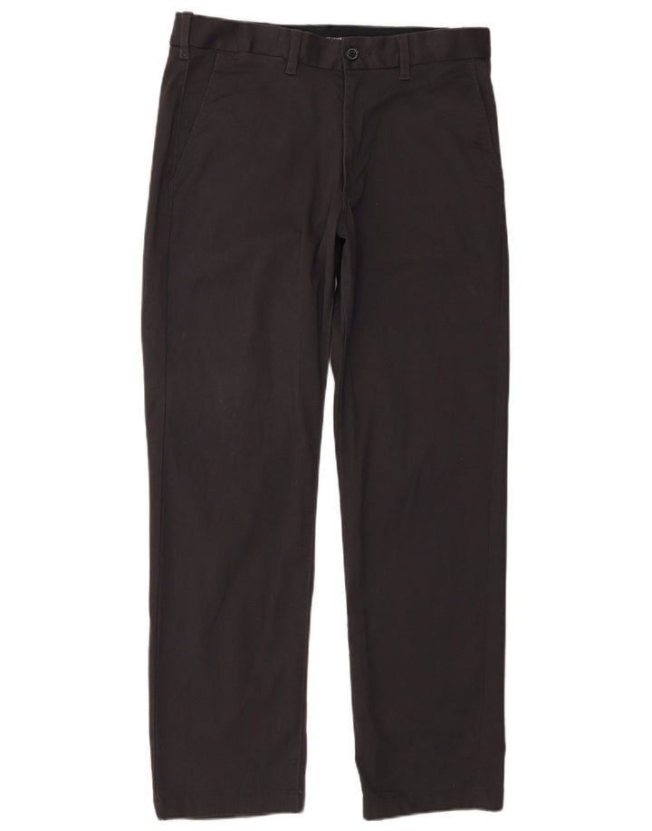 Marks & Spencer Pantalones chinos rectos de corte regular para hombre W32 L31 Gris