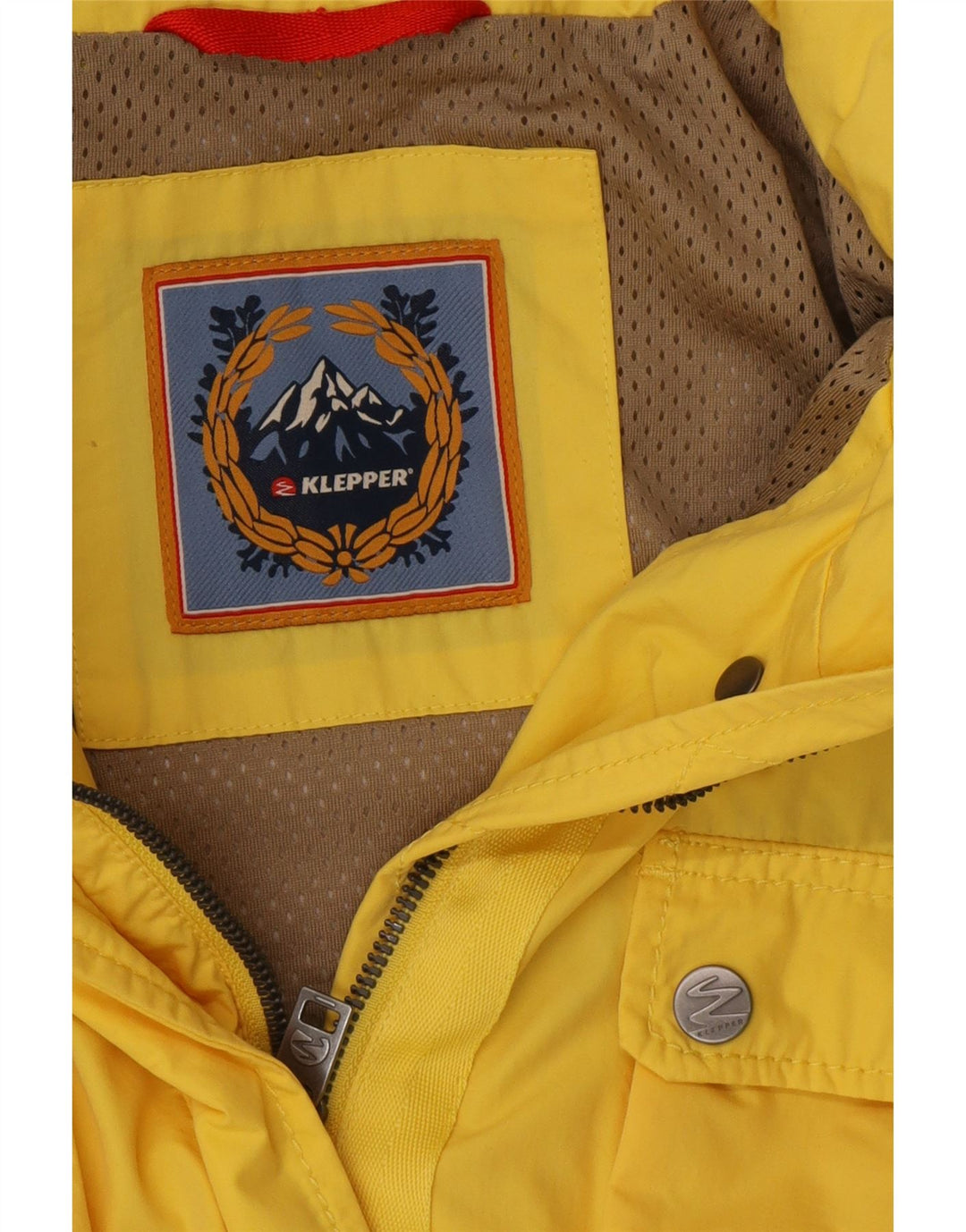 KLEPPER Chaqueta impermeable con capucha para mujer UK 40 L Amarillo