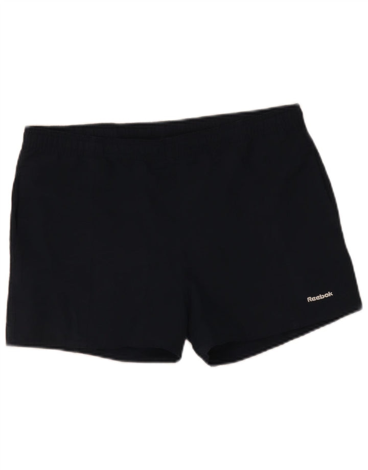 Pantalones cortos deportivos Reebok Hombre Azul marino mediano