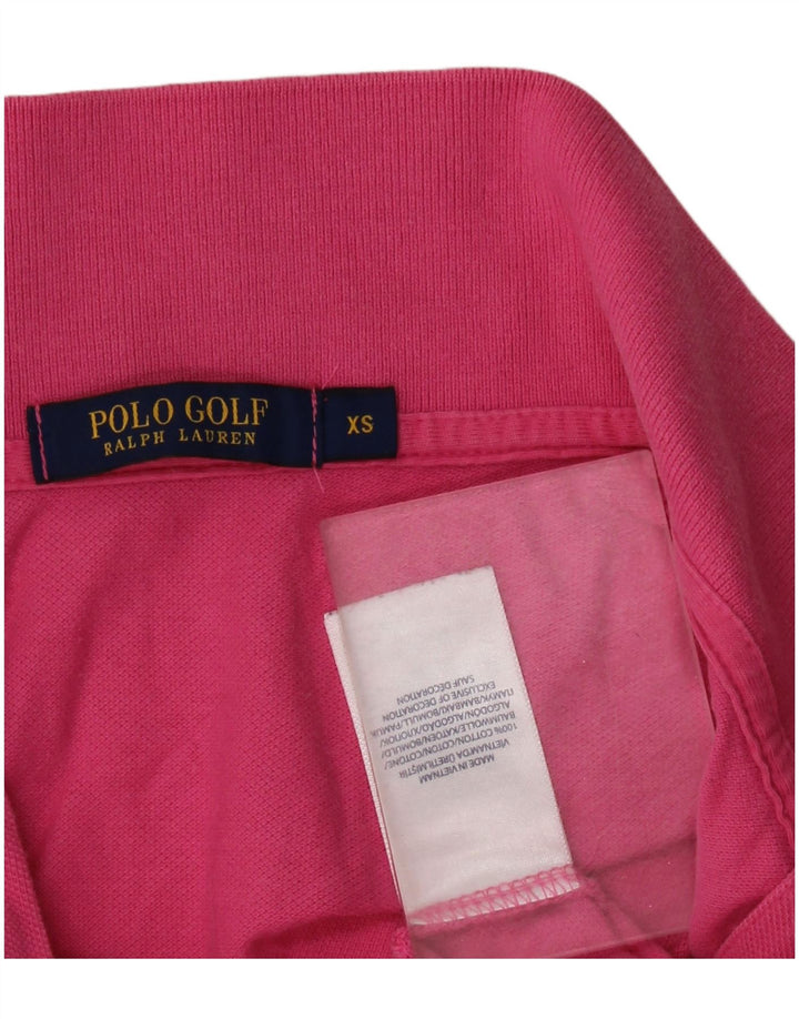 POLO RALPH LAUREN Polo para mujer UK 6 XS Algodón rosa
