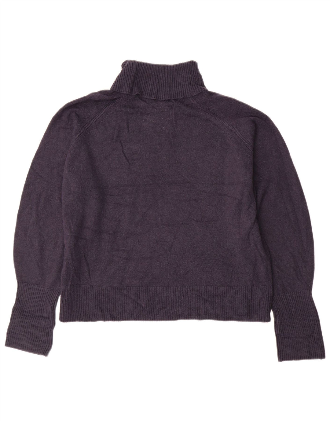 Marks & Spencer Suéter tipo jersey con cuello vuelto para mujer UK 46 Grande Azul marino