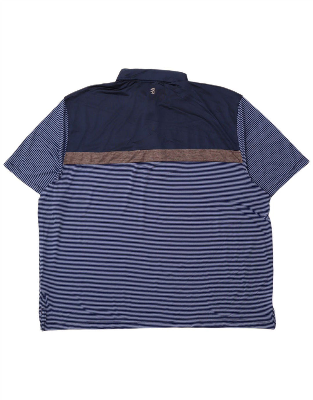 Izod Polo de golf para hombre 4XL Poliéster a rayas azul marino