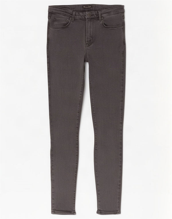 Vaqueros Pitillo Mujer Massimo Dutti W30 L29 Gris