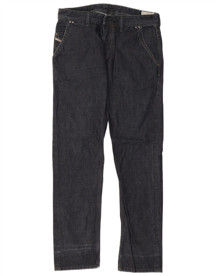 Diesel Hombre Bhetto Regular Slim Vaqueros Rectos W31 L32 Algodón Azul