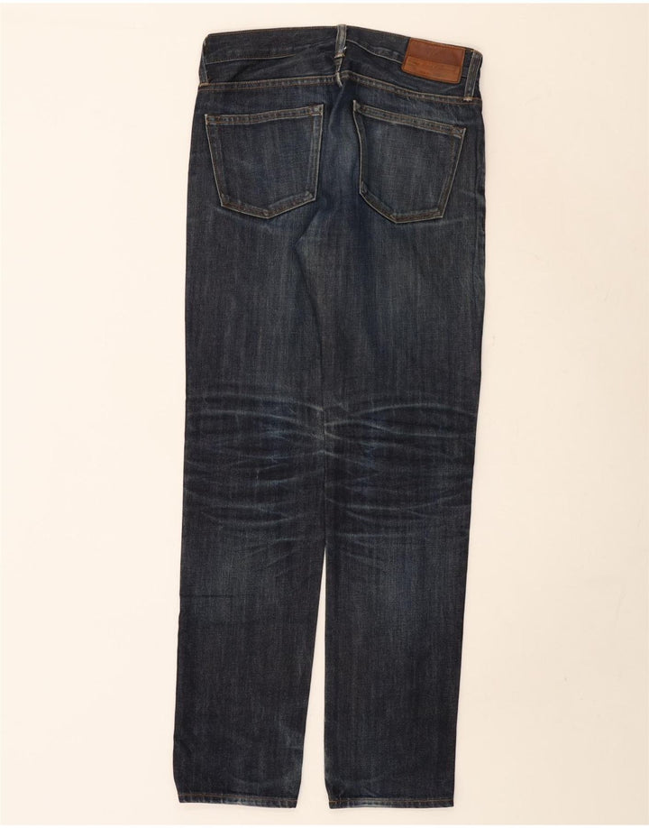 J. CREW Vaqueros rectos 770 para hombre W29 L32 Azul marino
