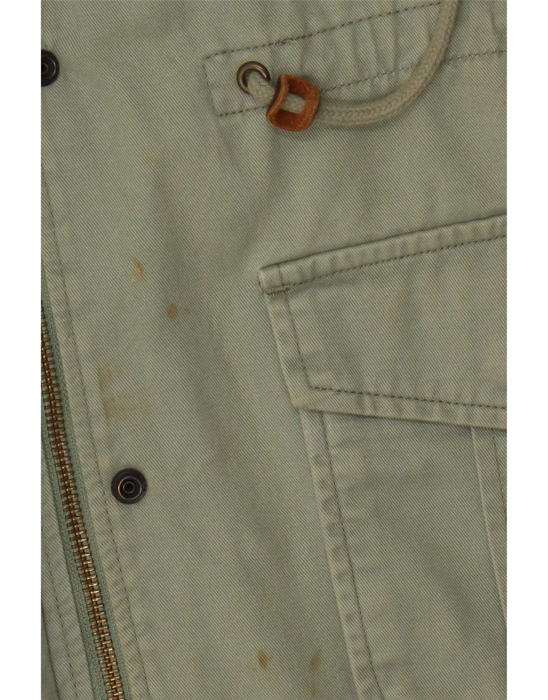 Levi's Chaqueta utilitaria con capucha para mujer UK 10 Small Green Cotton