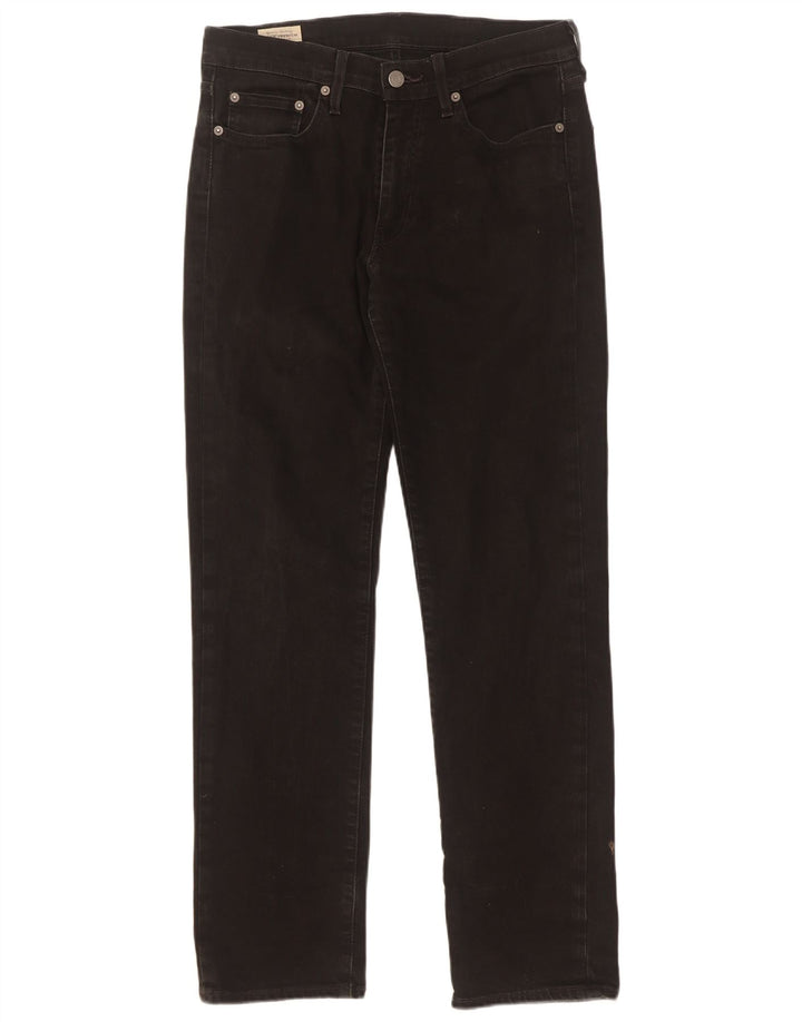 Vaqueros rectos Levi's para hombre W30 L32 Algodón negro