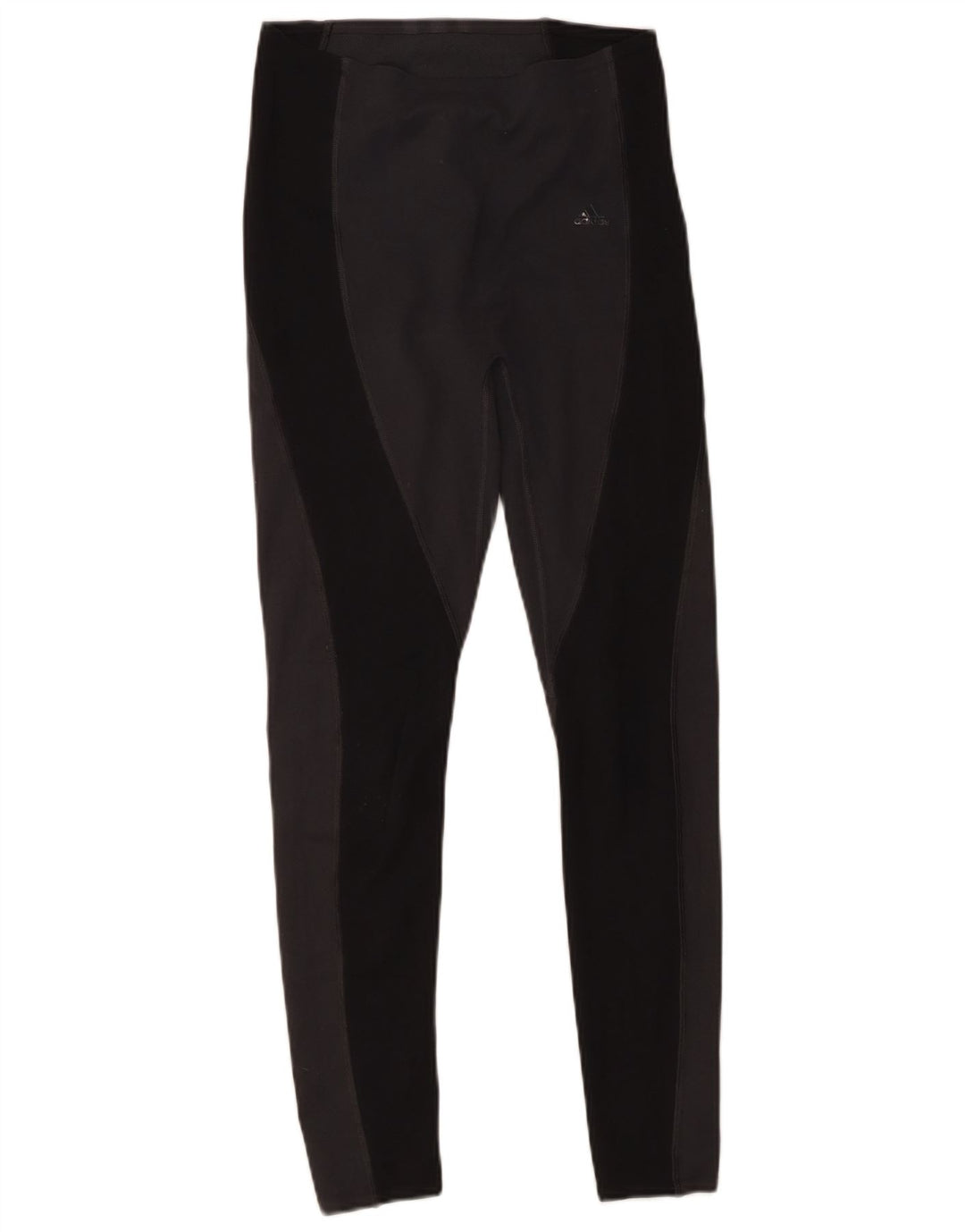 Adidas Leggings para mujer Reino Unido 8/10 Pequeño Negro Colorblock Poliéster
