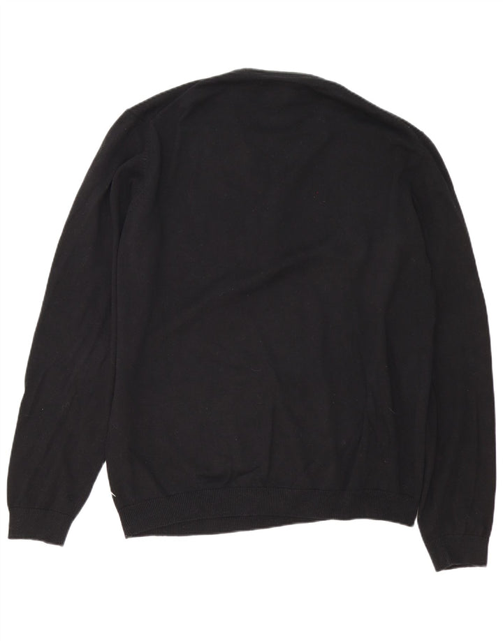 Angelo Litrico Jersey con Cuello en V para Hombre XL Negro