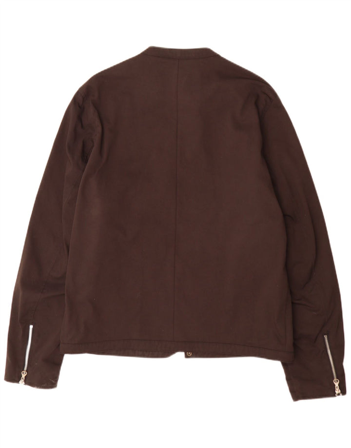 Diesel Chaqueta Bomber para Hombre UK 40 Large Nylon Marrón