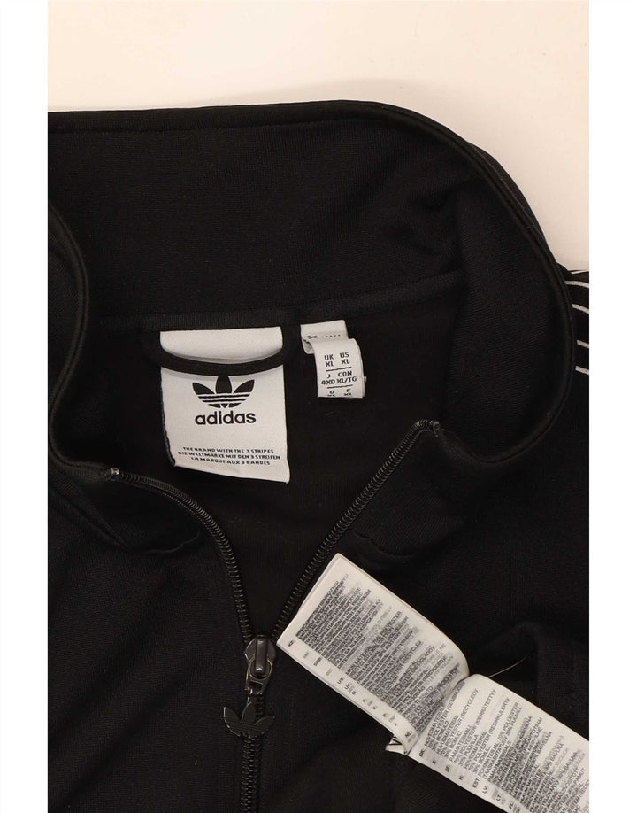 Adidas Hombre Chándal Top Chaqueta XL Negro Poliéster