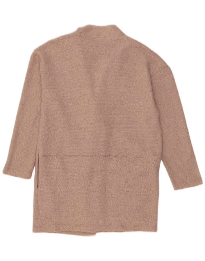 Marks & Spencer Abrigo abierto para mujer UK 44 Grande Poliéster rosa