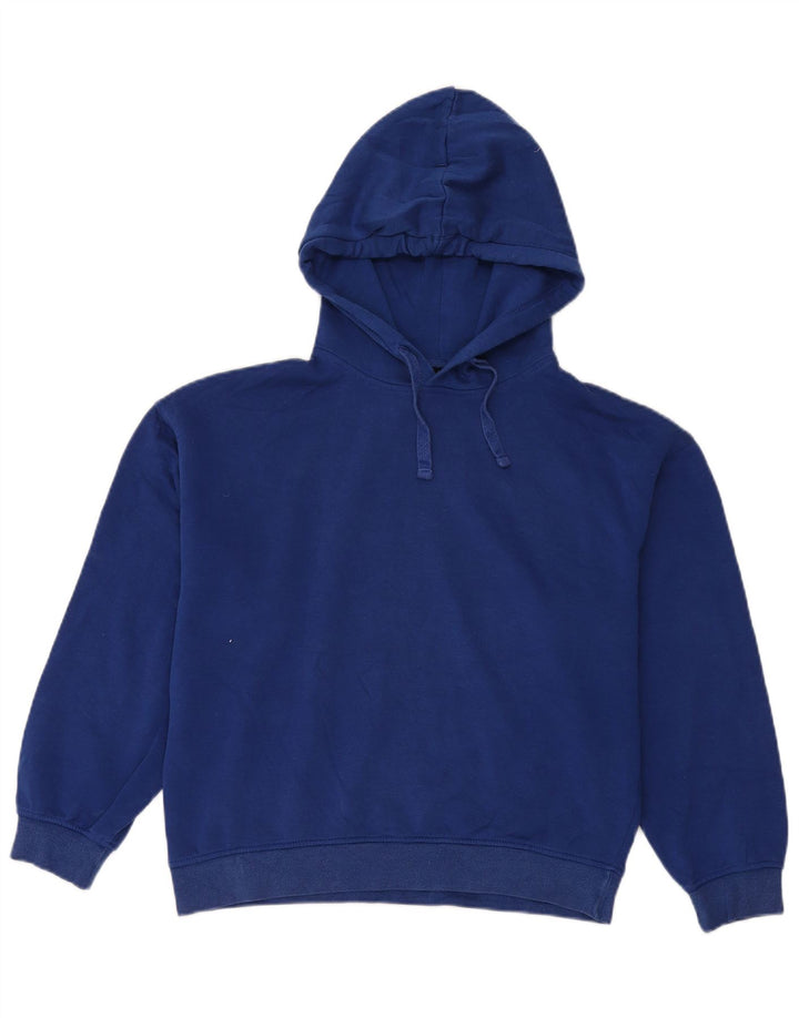 Zara Jersey con capucha extragrande para mujer UK 44 Algodón azul medio
