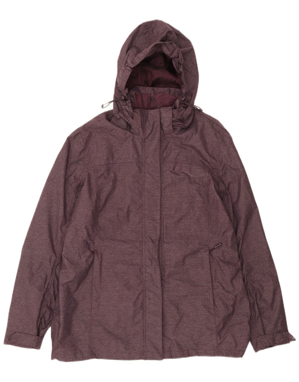 Chaqueta cortavientos con capucha para mujer Mountain Warehouse UK 40 XL Nylon marrón