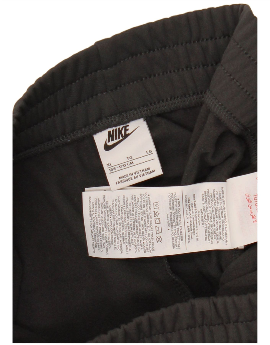Nike Pantalón Chándal Niño Joggers 13-14 Años XL Gris Poliéster