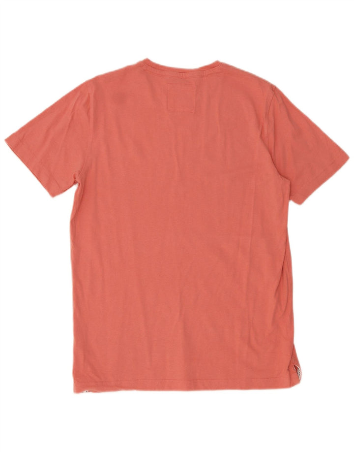 Crew Clothing Camiseta para hombre Top Algodón rosa medio